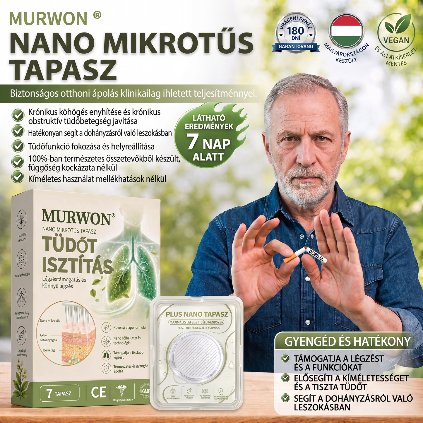 Hivatalos Márkabolt ✨ | 🌥️ 𝑴𝑼𝑹𝑾𝑶𝑵® 𝑵𝑨𝑵𝑶 𝑴𝑰𝑪𝑹𝑶𝐓Ű𝐒  𝑻𝑨𝑷𝑨𝑺𝒁 (A légzőrendszer támogatására kifejlesztve, például krónikus légúti problémák, asztma, hörghurut és egyéb légúti panaszok esetén. )