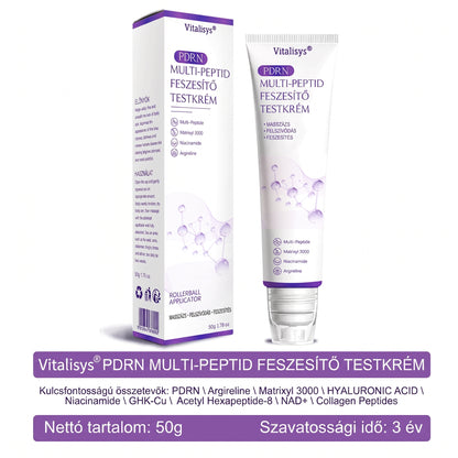 Bőrgyógyászok által ajánlott👩‍⚕️ |🥇 Vitalisys® PDRN Multi-Peptide Masszírozó Testápoló Krém – Öregedésgátló, hidratáló, feszesítő, bőrregeneráló, egységesítő, pattanás- és folteltávolító, szemölcs- és anyajegy-eltávolító, pikkelysömör enyhítő.🍇