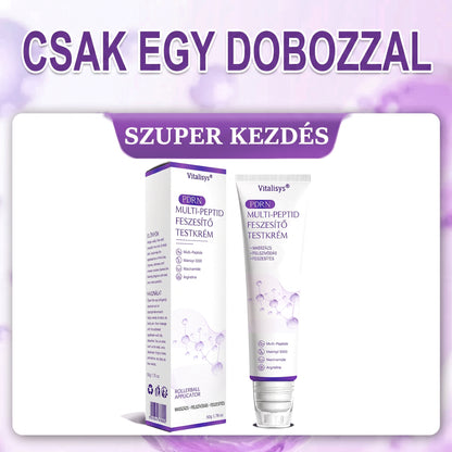 Bőrgyógyászok által ajánlott👩‍⚕️ |🥇 Vitalisys® PDRN Multi-Peptide Masszírozó Testápoló Krém – Öregedésgátló, hidratáló, feszesítő, bőrregeneráló, egységesítő, pattanás- és folteltávolító, szemölcs- és anyajegy-eltávolító, pikkelysömör enyhítő.🍇