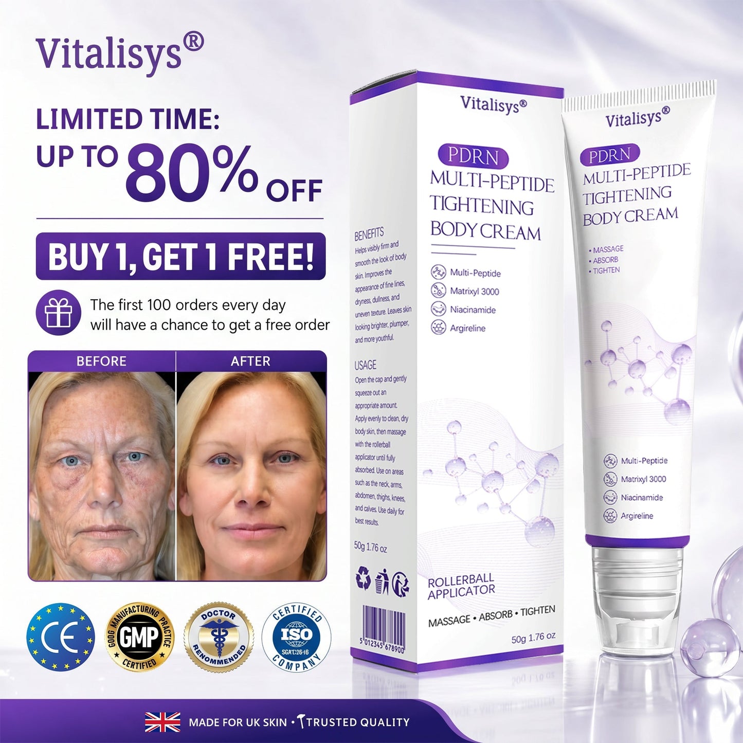 𝐃𝐞𝐫𝐦𝐚𝐭𝐨𝐥𝐨𝐠𝐢𝐬𝐭-𝐑𝐞𝐜𝐨𝐦𝐦𝐞𝐧𝐝𝐞𝐝 👩‍⚕️|💎 𝑽𝒊𝙩𝙖l𝗶𝘀𝐲𝐬® 𝙋𝘿𝙍𝙉 𝙈𝙪𝙡𝙩𝙞-𝙋𝙚𝙥𝙩𝙞𝙙𝙚 𝑴𝒂𝒔𝒔𝒂𝒈𝒊𝒏𝒈 𝑩𝒐𝒅𝒚 𝑹𝒐𝒍𝒍𝒆𝒓 𝑪𝒓𝒆𝒂𝒎- 𝑨𝒏𝒕𝒊-𝒂𝒈𝒊𝒏𝒈, 𝐇𝐲𝐝𝐫𝐚𝐭𝐢𝐧𝐠, 𝐒𝐤𝐢𝐧 𝐅𝐢𝐫𝐦𝐢𝐧𝐠 & 𝐋𝐢𝐟𝐭𝐢𝐧𝐠, 𝗦𝗸𝗶𝗻 𝗥𝗲𝗽𝗮𝗶𝗿, 𝗘𝘃𝗲𝗻 𝗧𝗼𝗻𝗲, 𝗔𝗰𝗻𝗲 𝗮𝗻𝗱 𝗗𝗮𝗿𝗸 𝗦𝗽𝗼𝘁 𝗧𝗿𝗲𝗮𝘁𝗺𝗲𝗻𝘁, 𝗪𝗮𝗿𝘁 𝗮𝗻𝗱 𝗠𝗼𝗹𝗲 𝗥𝗲𝗺𝗼𝘃𝗮𝗹, 𝗮𝗻𝗱 𝗣𝘀𝗼𝗿𝗶𝗮𝘀𝗶𝘀 𝗥𝗲𝗹𝗶𝗲𝗳.